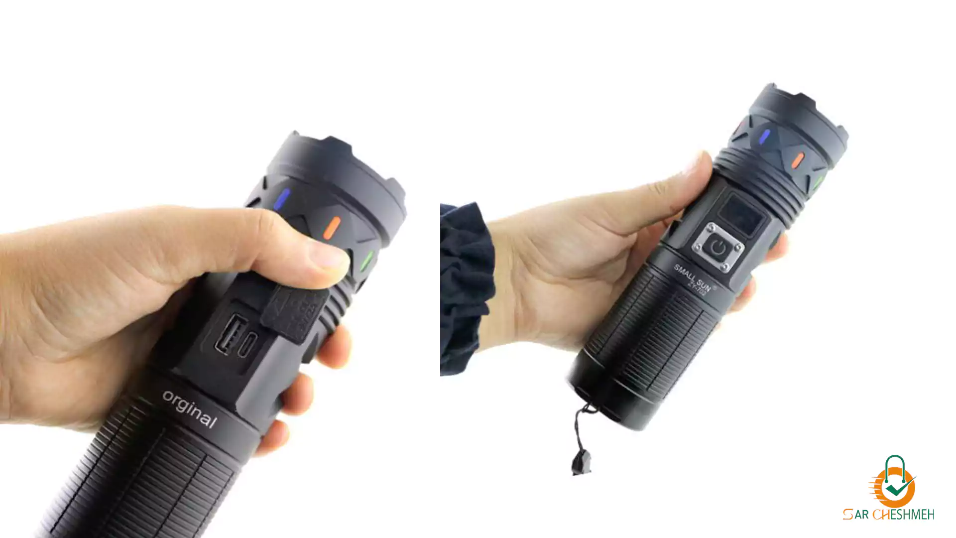 چراغ قوه زوم دار اسمال سان مدل ZY-702