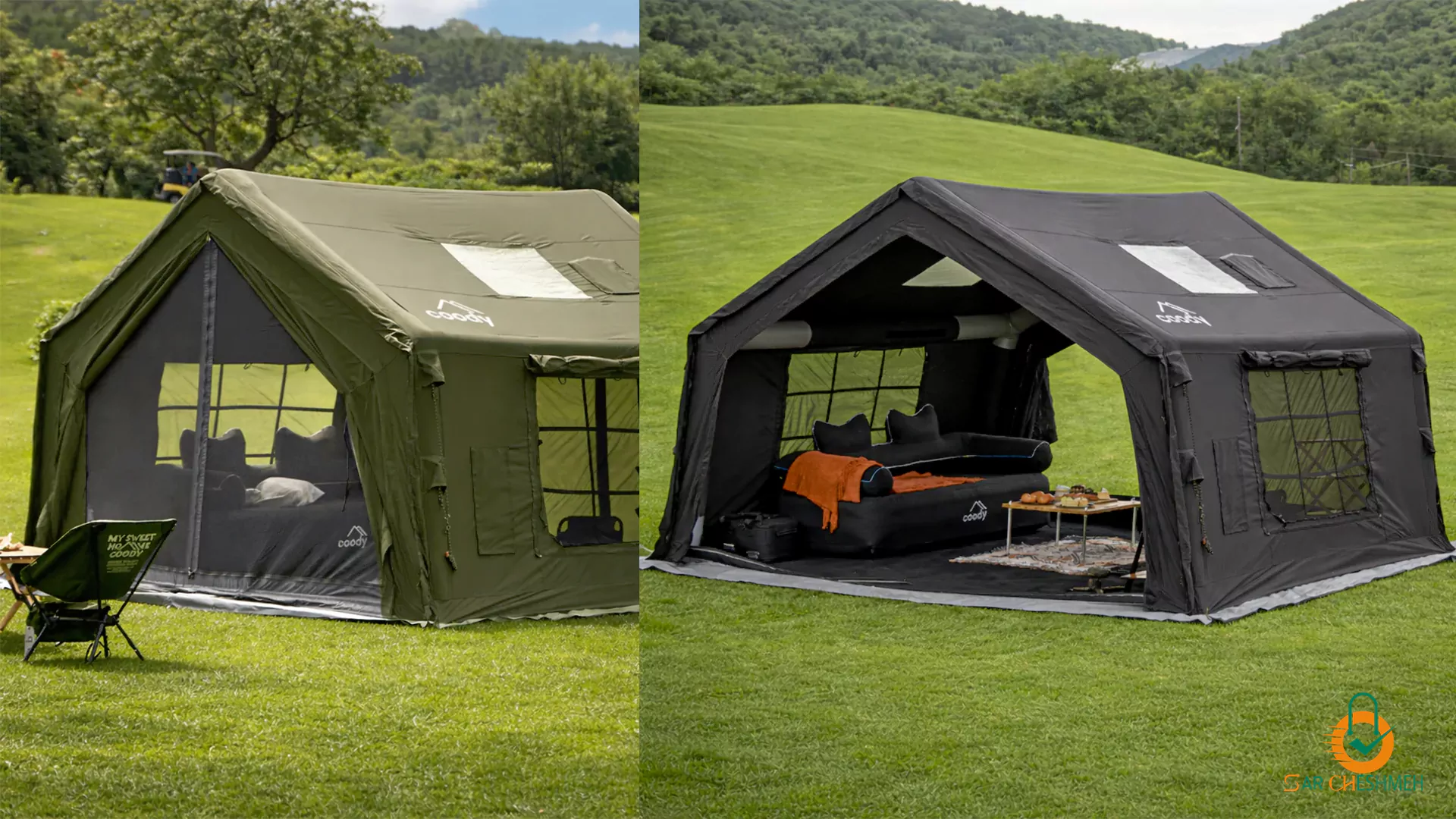 چادر بادی 2-4 نفره کودی مدل 10.0 Air Tent