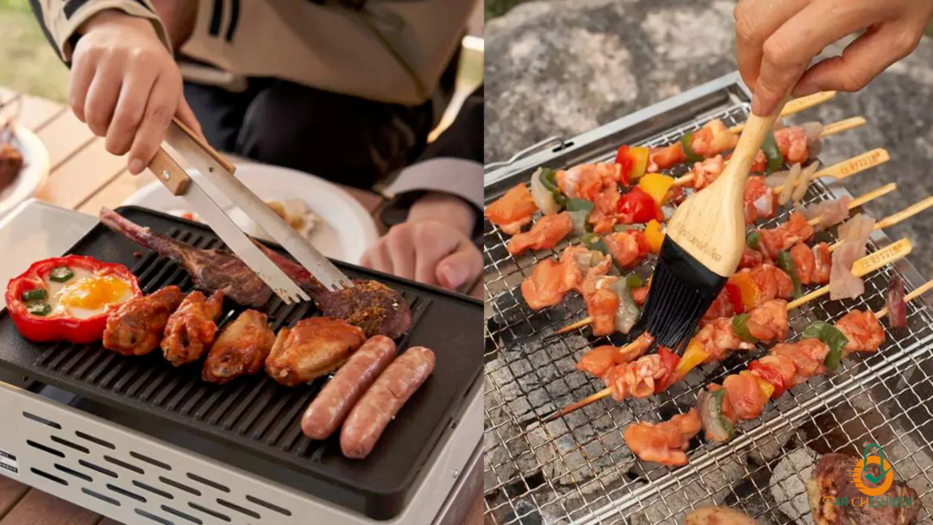 ابزار باربیکیو نیچرهایک NH20SK007، ست ابزار باربیکیو 4 تکه نیچرهایک مدل NH20SK007