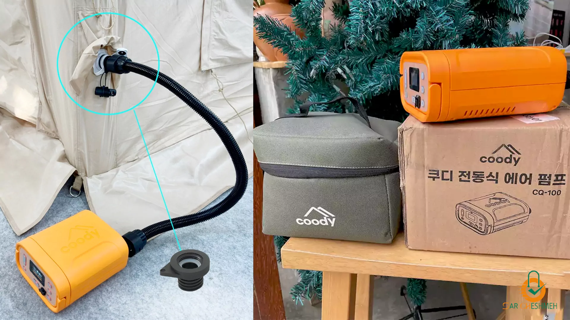 پمپ باد برقی بی سیم کودی مدل Coody CQ-100