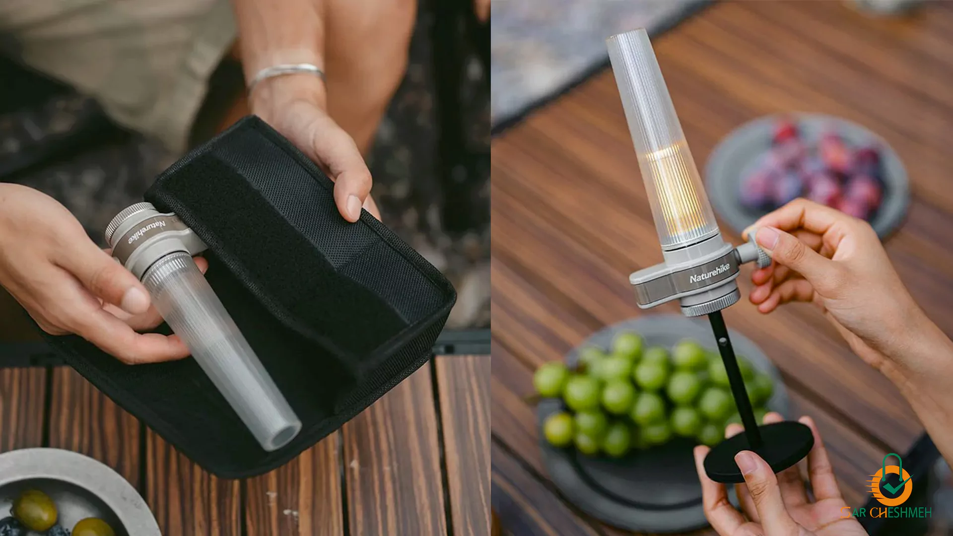 چراغ نیچرهایک CNK2300DQ014، چراغ LED طرح شمع نیچرهایک مدل CNK2300DQ014