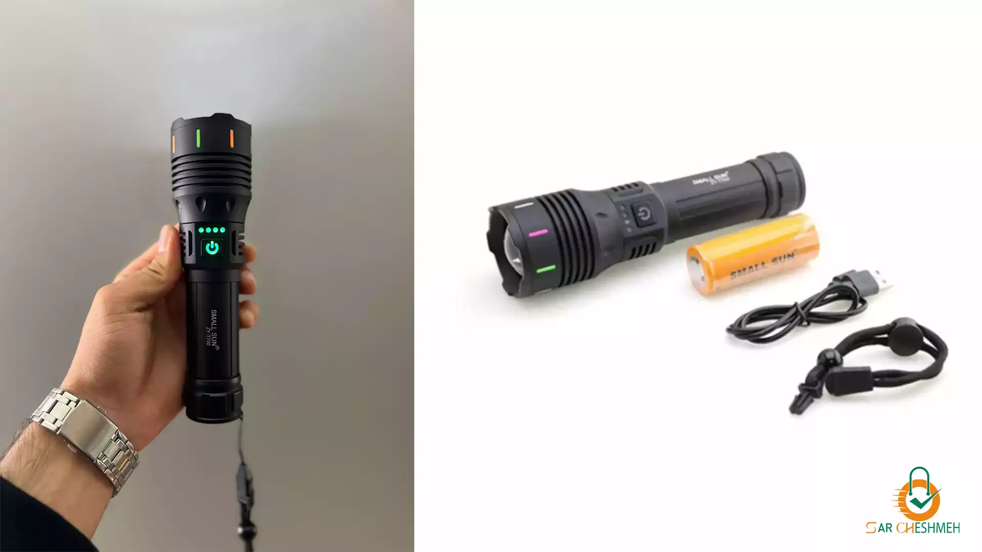 چراغ قوه دستی اسمال سان مدل ZY-T700