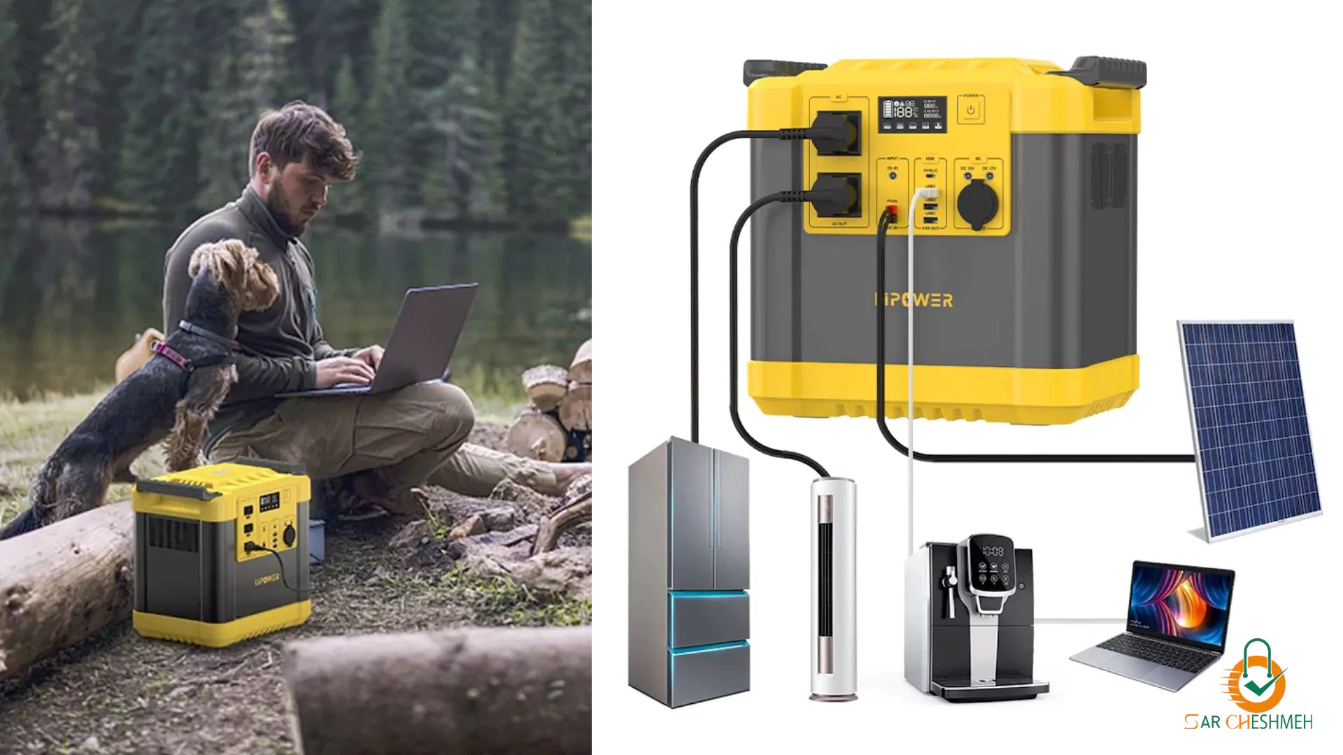 پاور استیشن 2200 وات لی پاور G2000L-S، پاور استیشن قابل حمل 2200 وات LIPOWER مدل G2000L-S