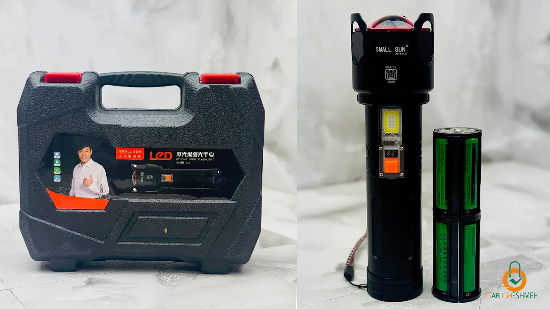 چراغ قوه دستی اسمال سان مدل ZY-T710