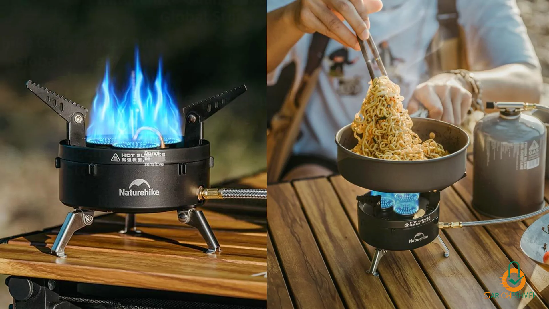 سرشعله نیچرهایک CNK2450CF019، سرشعله سه شعله نیچرهایک darkstar مدل CNK2450CF019