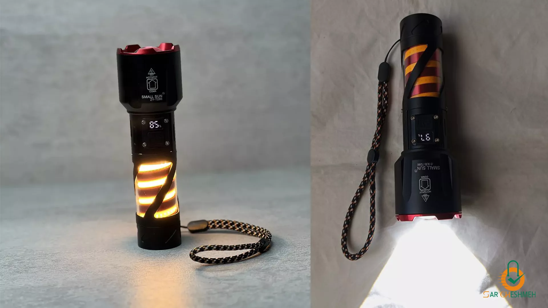 چراغ قوه زومدار فانوسی اسمال سان مدل ZY-T286