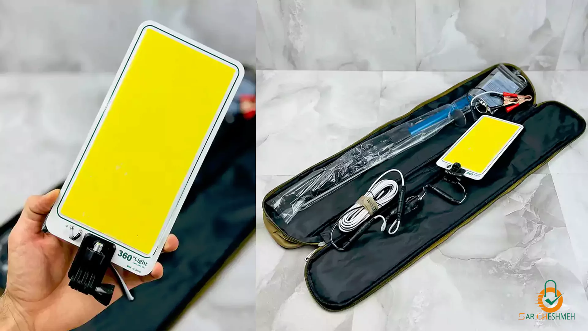 پروژکتور لنسری 4.5 متری 600 وات 360 لایت مدل FR-04 COB RF