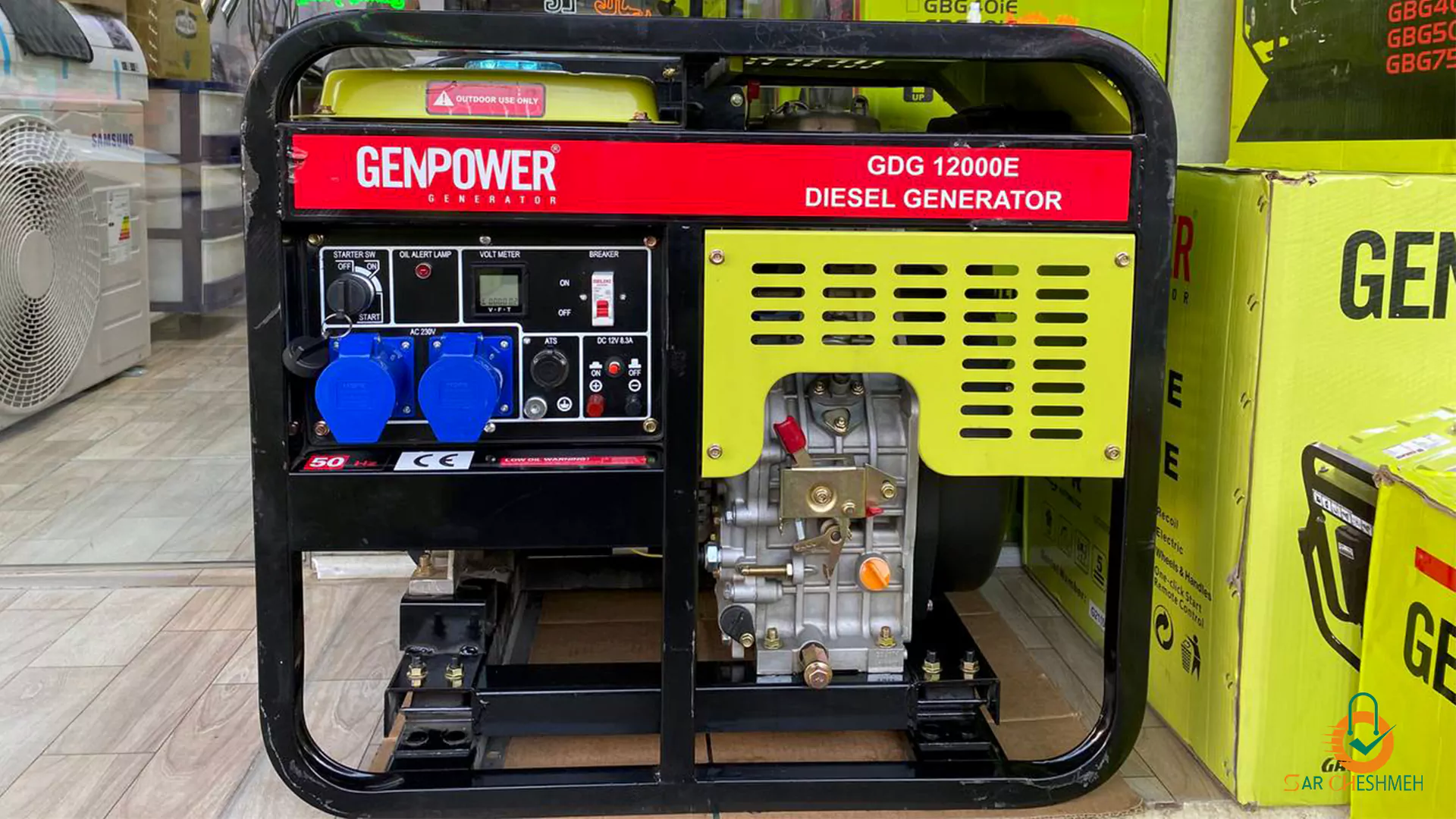 ژنراتور جن پاور GDG12000E، موتور برق دیزلی 12000 وات جن پاور مدل GDG12000E