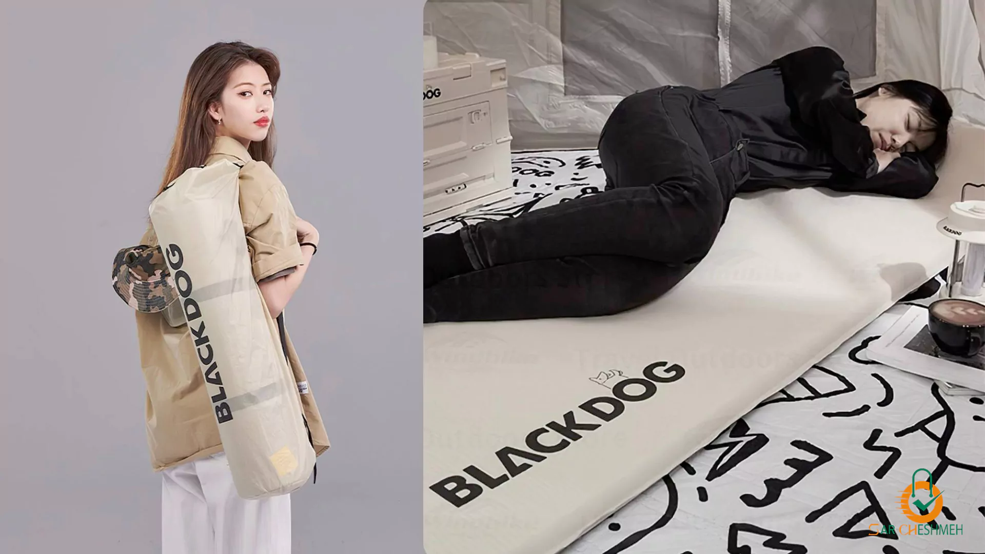 زیرانداز بلک داگ BD-CQD002، زیرانداز کیسه خواب بالش دار بلک داگ مدل BD-CQD002