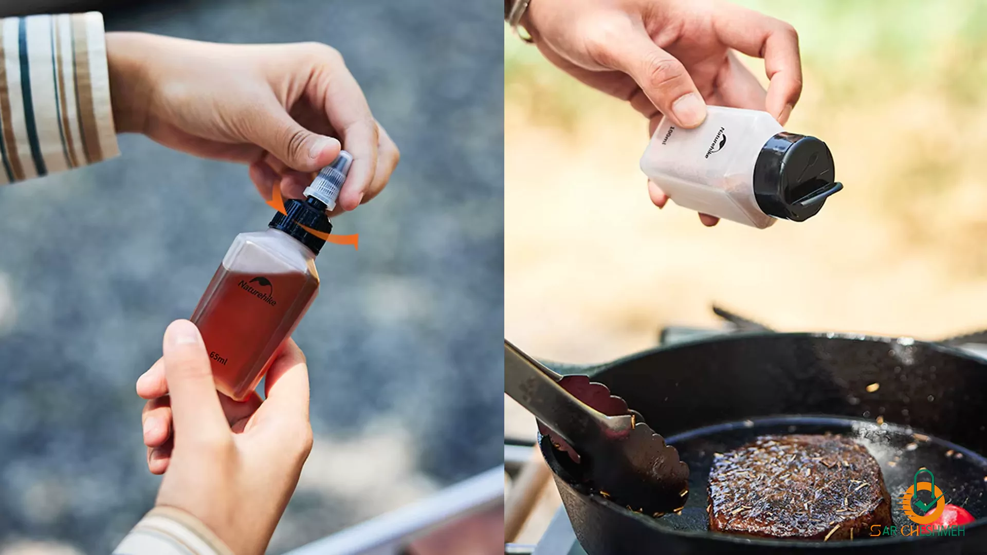 ست جا ادویه 8 تکه نیچرهایک CNH22CJ043، ست جا ادویه کمپینگ 8 تکه نیچرهایک مدل CNH22CJ043