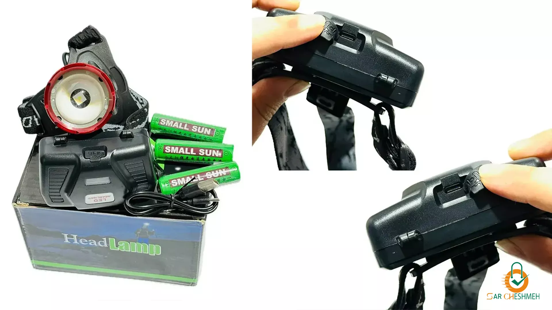 چراغ پیشانی اسمال سان مدل ZY-T2309