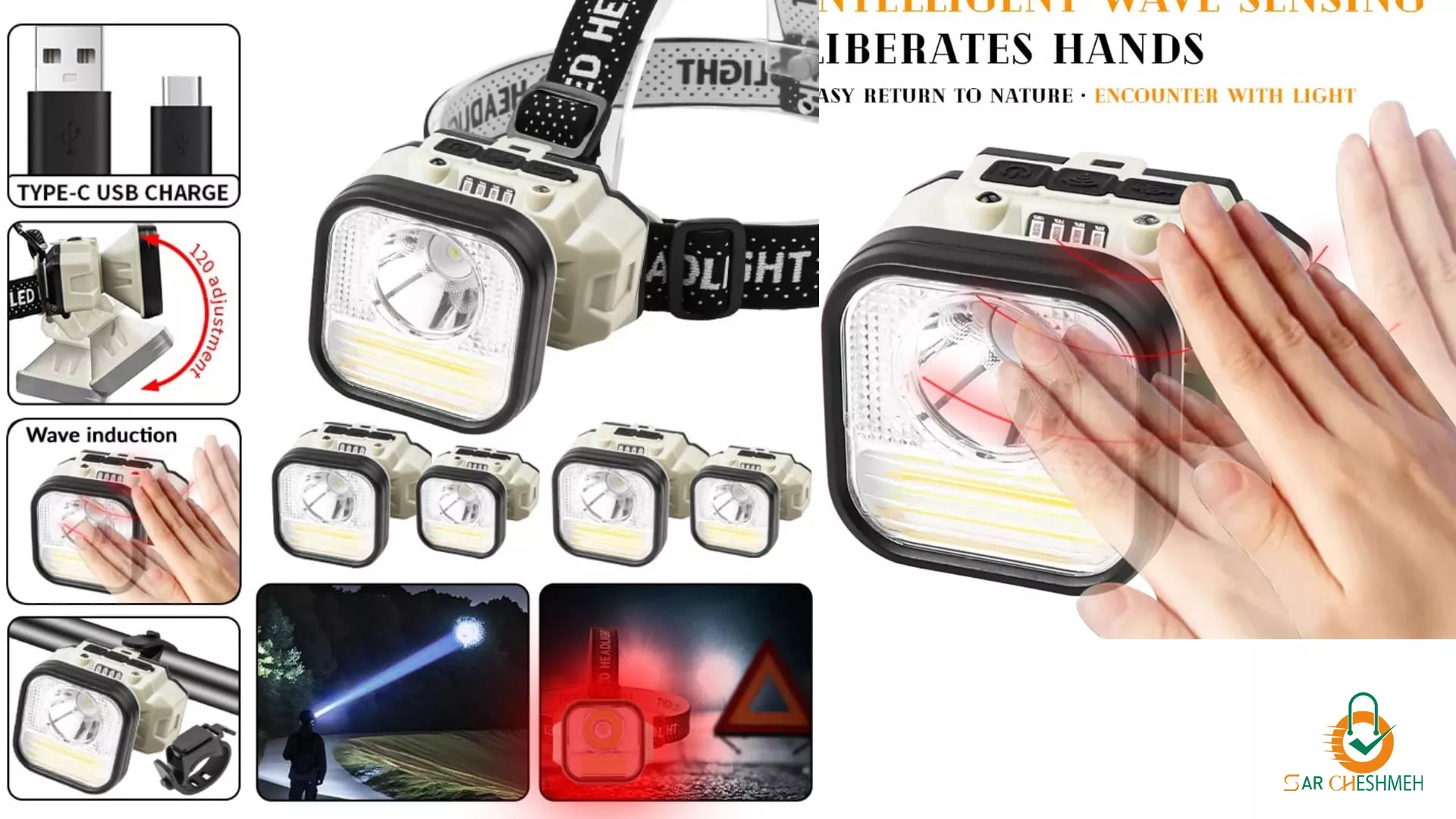 چراغ پیشانی زینگارو مدل HX-825XS