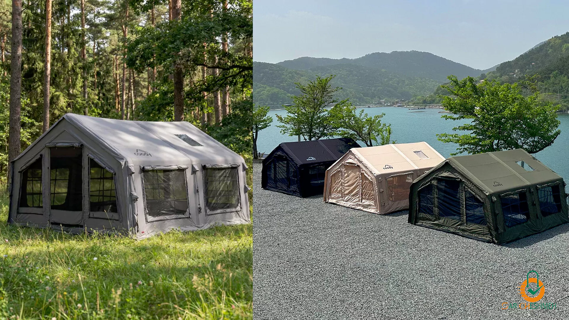 چادر بادی 8 نفره کودی مدل 13.68 Air Tent