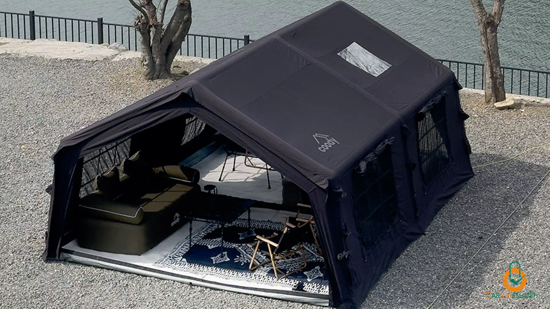 چادر بادی 8 نفره کودی مدل 13.68 Air Tent