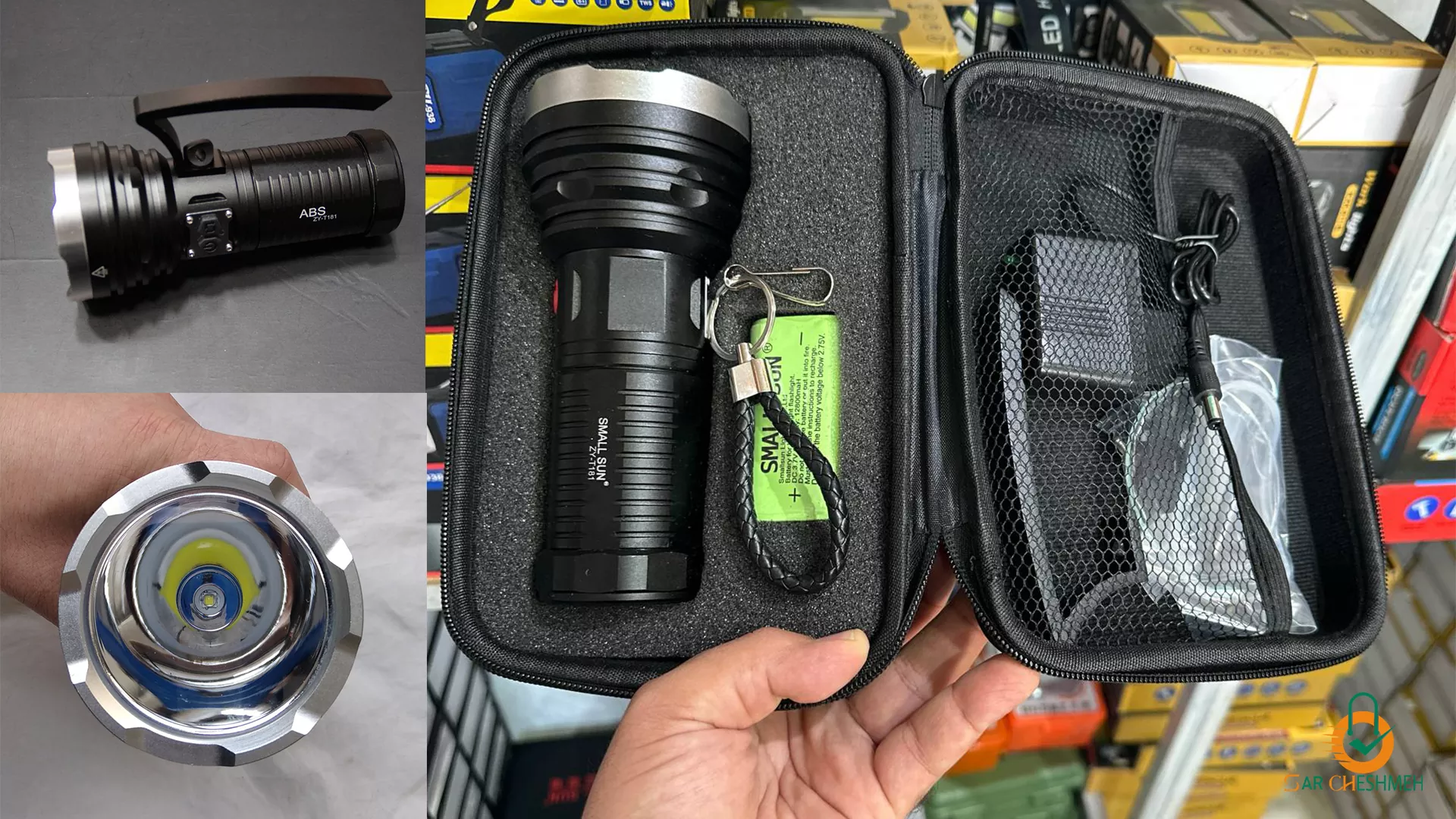 چراغ قوه پلیسی اسمال سان مدل ZY-T181