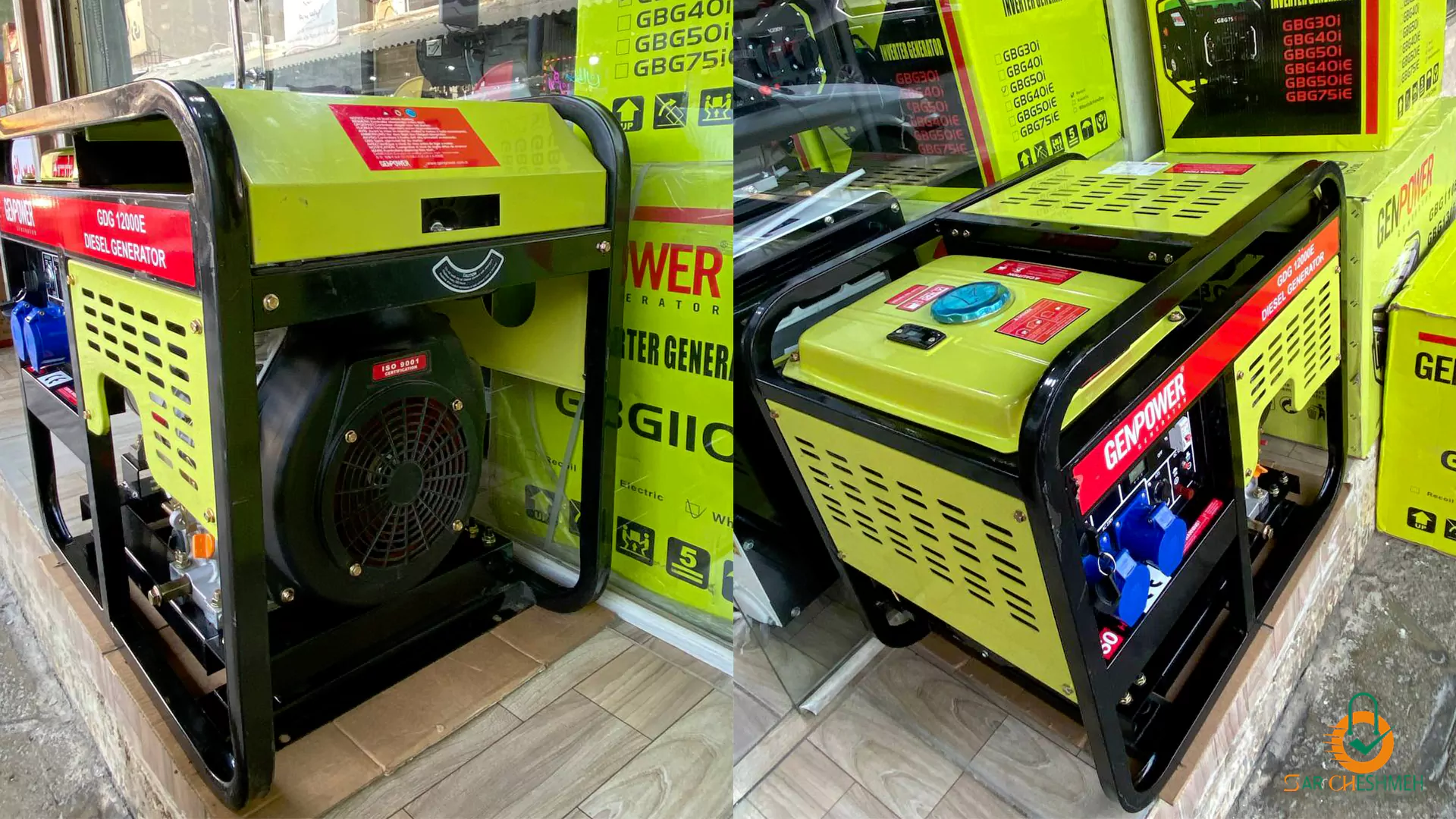 ژنراتور جن پاور GDG12000E، موتور برق دیزلی 12000 وات جن پاور مدل GDG12000E