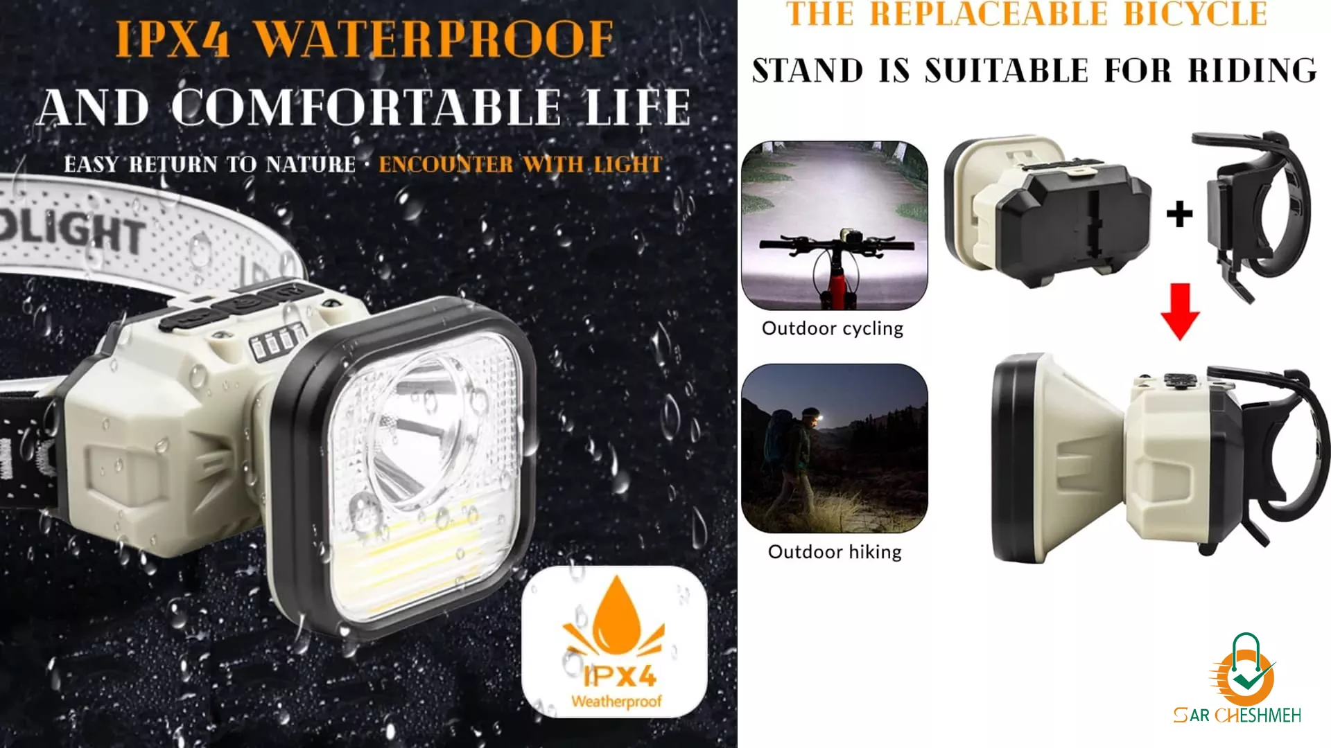 چراغ پیشانی زینگارو مدل HX-825XS