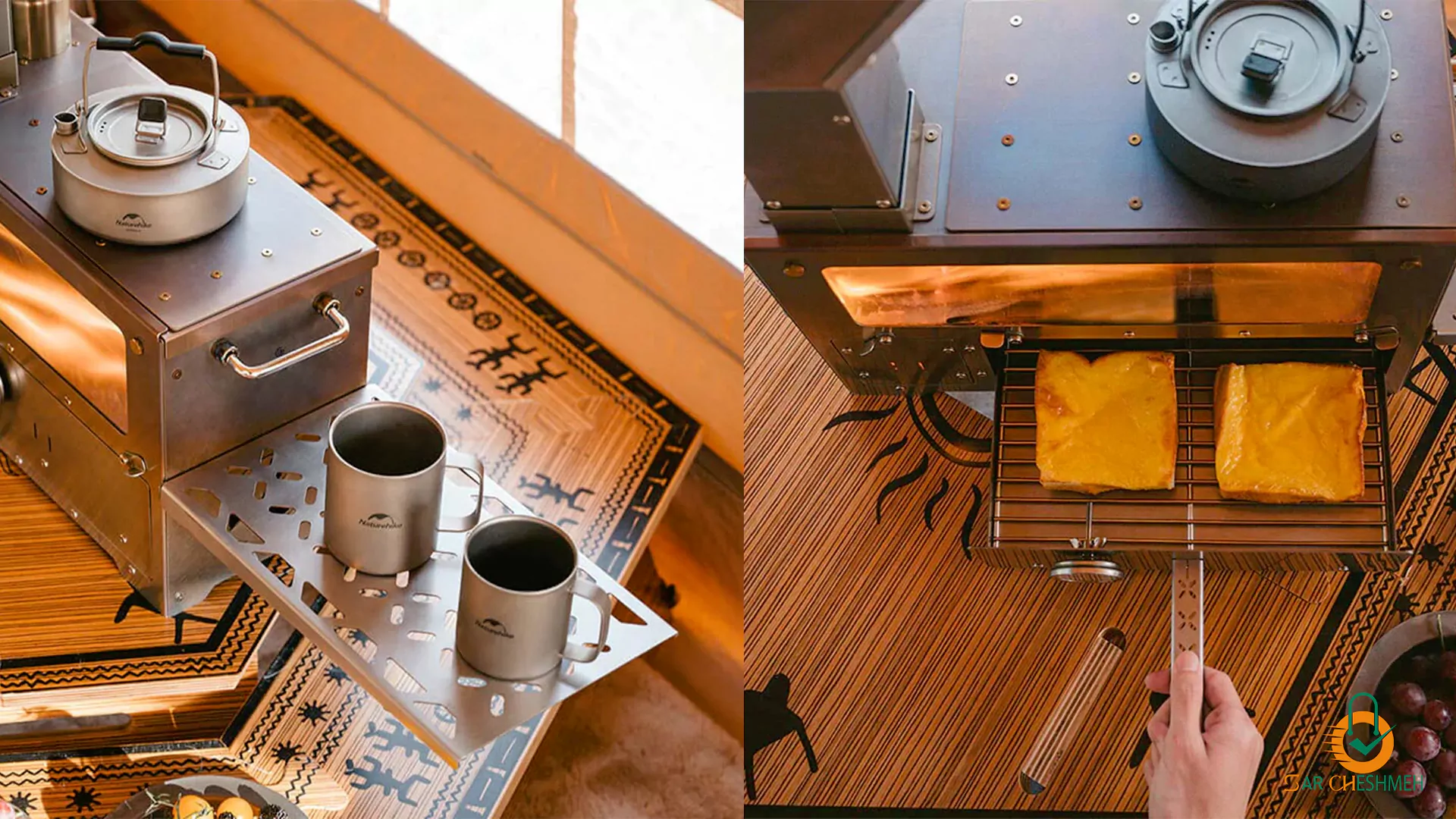 اجاق هیزمی نیچرهایک CNH22CJ034، اجاق هیزمی چندمنظوره کمپینگ نیچرهایک مدل CNH22CJ034