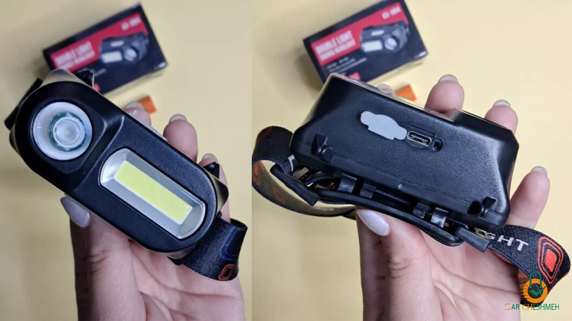 چراغ پیشانی اسمال سان مدل KX-1804
