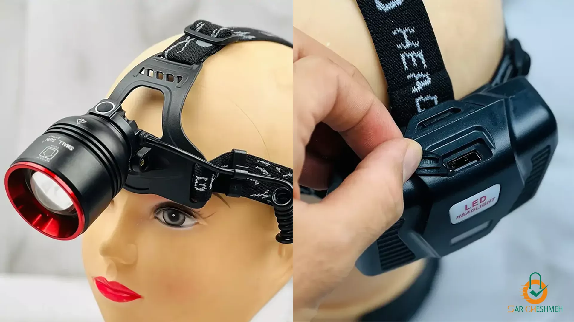 چراغ پیشانی زوم دار اسمال سان مدل ZY-F786T