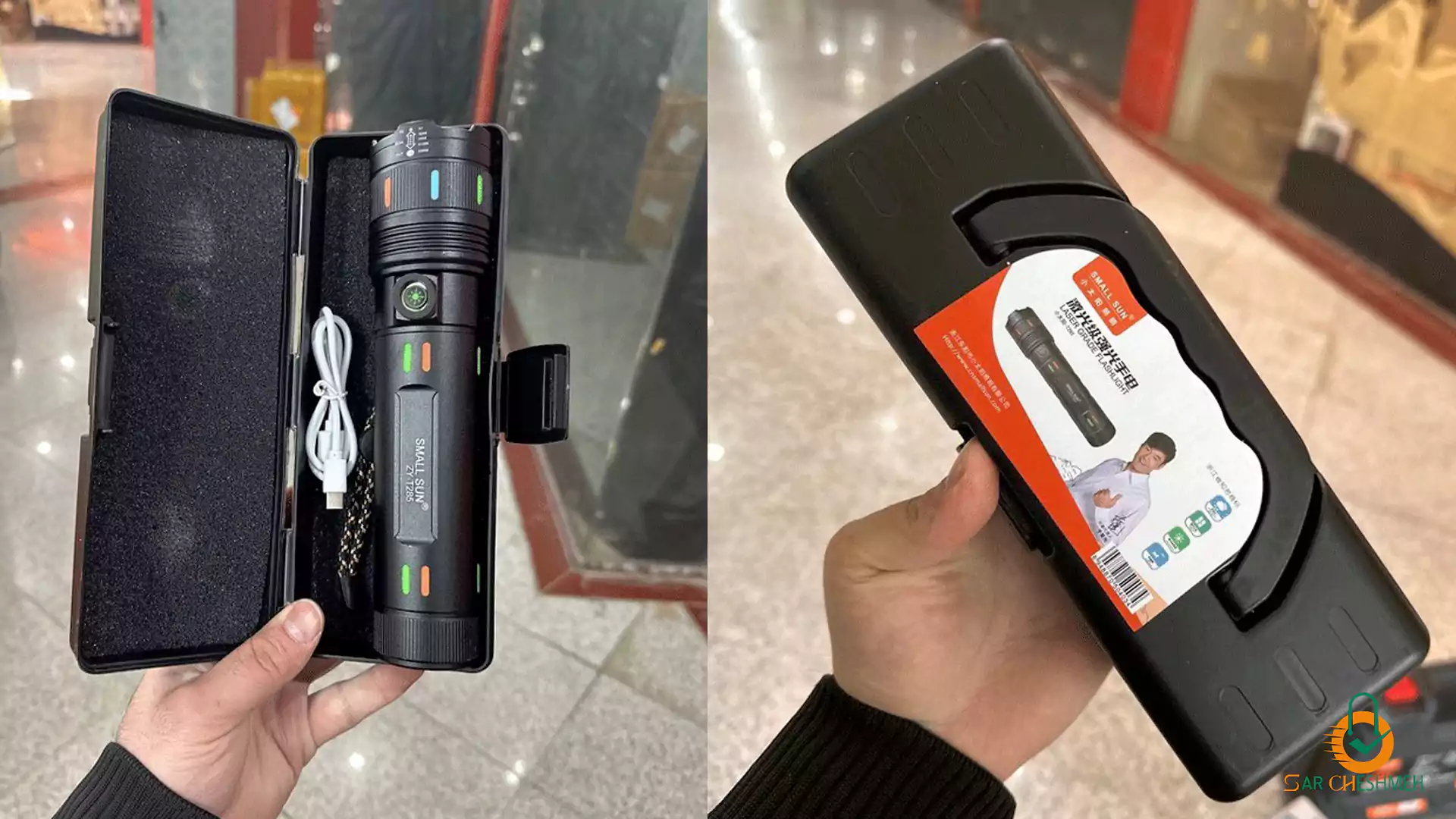 چراغ قوه زوم دار اسمال سان مدل ZY-T285