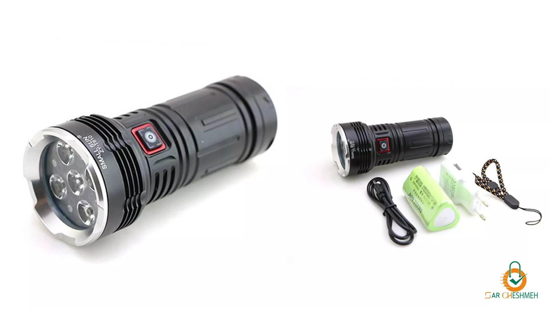 چراغ قوه 5 لامپ اسمال سان مدل ZY-T810