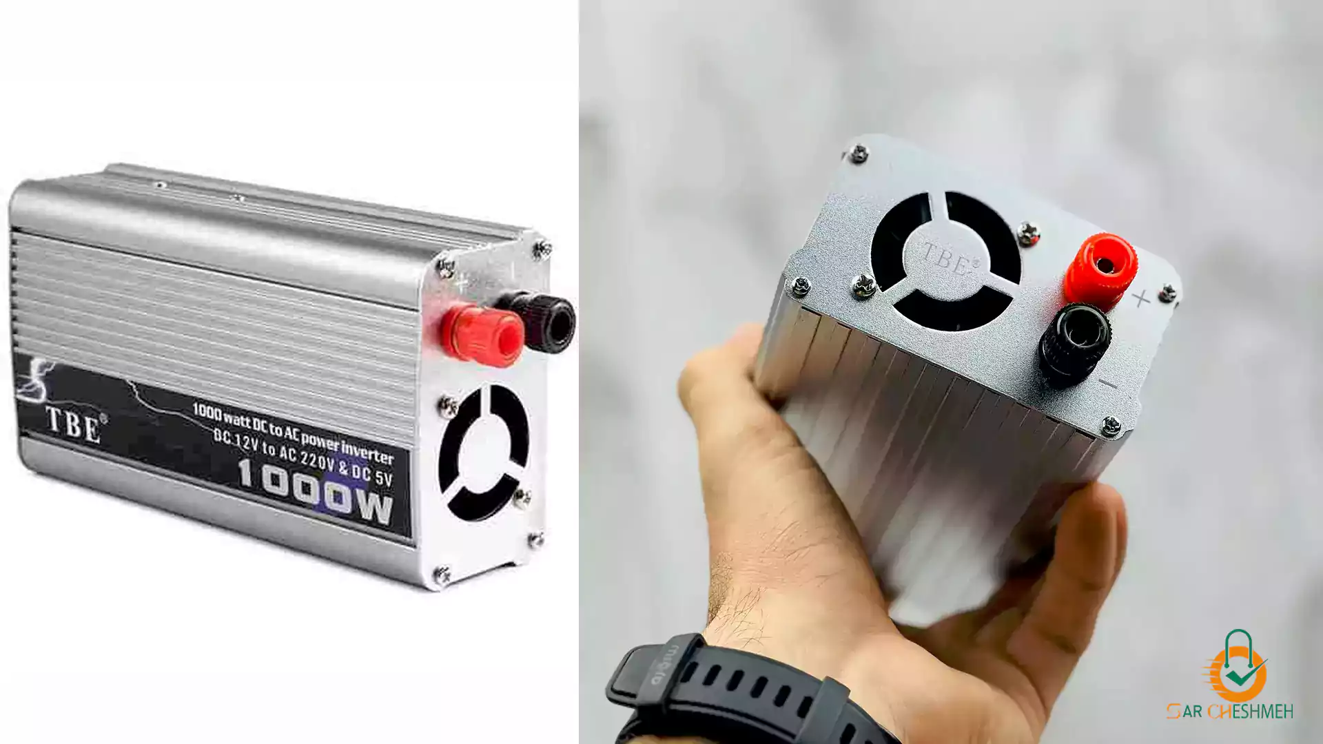 اینورتر مبدل برق خودرو تی بی ای مدل TBE1000W
