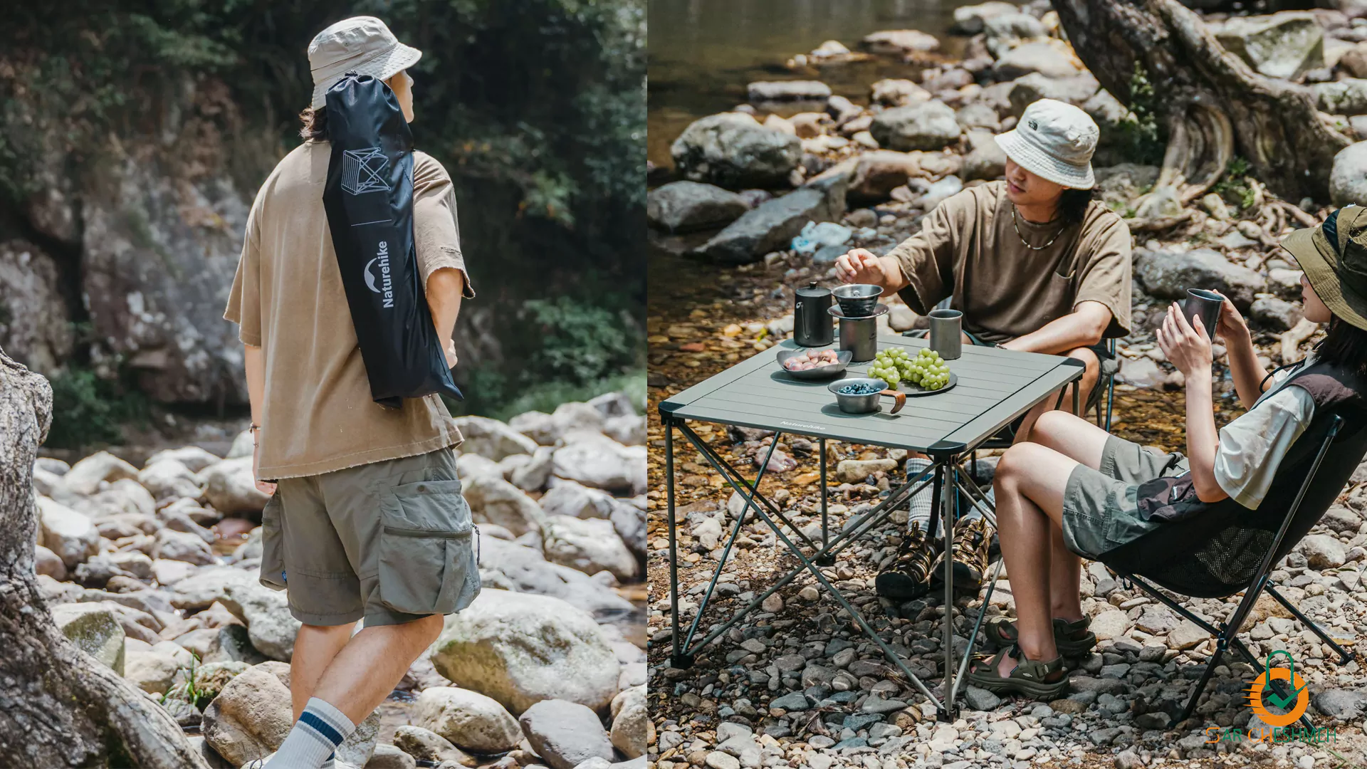 میز تاشو نیچرهایک CNK2450JJ013، میز تاشو آلومنیومی کمپینگ نیچرهایک مدل CNK2450JJ013