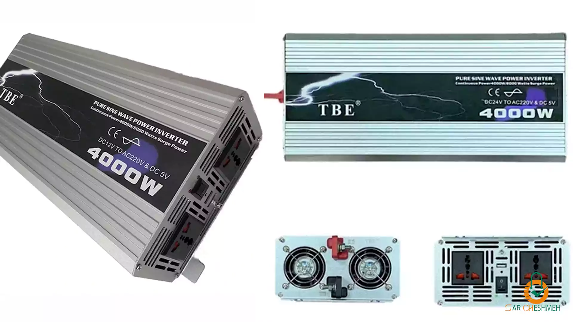 اینورتر مبدل برق خودرو تی بی ای مدل TBE4000W تمام سینوسی