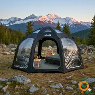 چادر بادی گنبدی 2-4 نفره Coody مدل dome