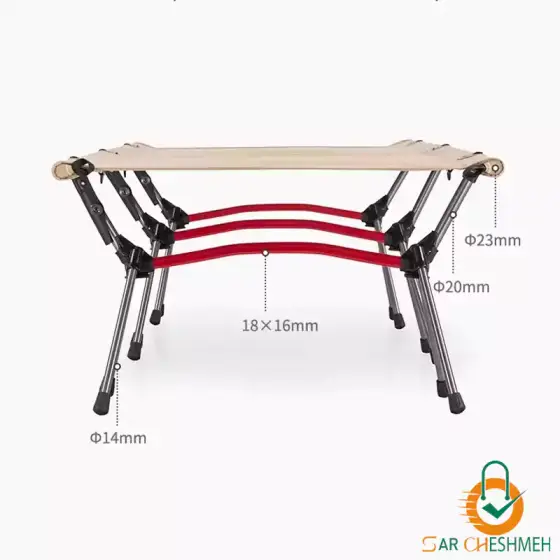 تخت تاشو کمپینگ نیچرهایک مدل NH19JJ006
