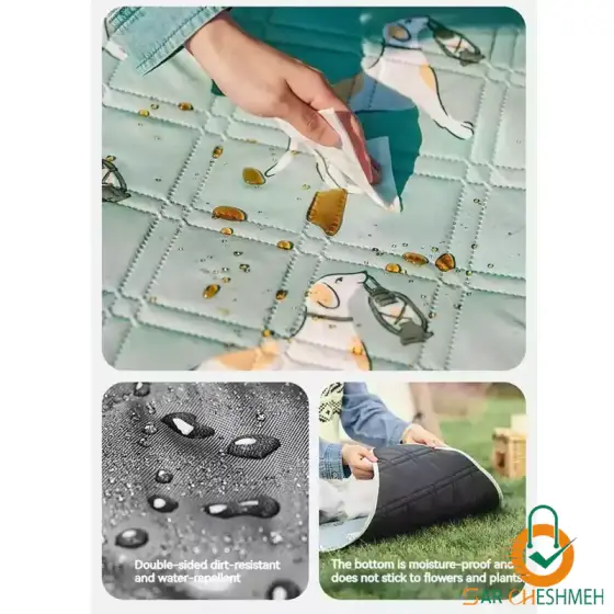 زیرانداز پیک‌نیک نیچرهایک مدل CNK2350WS010 طرح Adventure Companion
