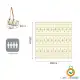 زیرانداز پیک‌نیک نیچرهایک مدل CNK2350WS010 طرح Sunshine Forest