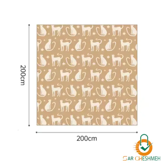 زیرانداز پیک‌نیک نیچرهایک مدل CNK2350WS010 طرح Cat Shadow
