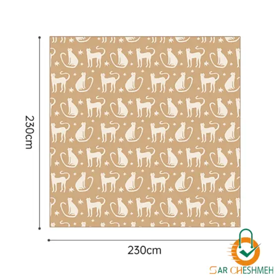 زیرانداز پیک‌نیک نیچرهایک مدل CNK2350WS010 طرح Cat Shadow