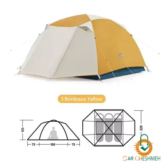 چادر کمپینگ 3 نفره نیچرهایک مدل CNK2300ZP024