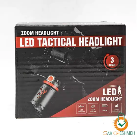 چراغ پیشانی حرفه ای اسمال سان مدل ZY-T333