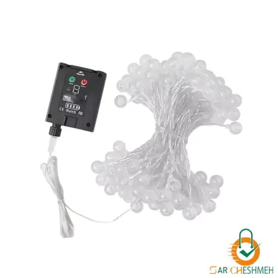 چراغ ریسه ای خورشیدی 20 متری نیچرهایک مدل CNH22DQ027