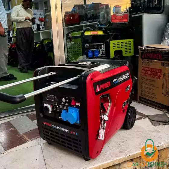 موتور برق 6.5 کیلووات سایلنت 2 گانه سوز آی پاور مدل SM6500DFI