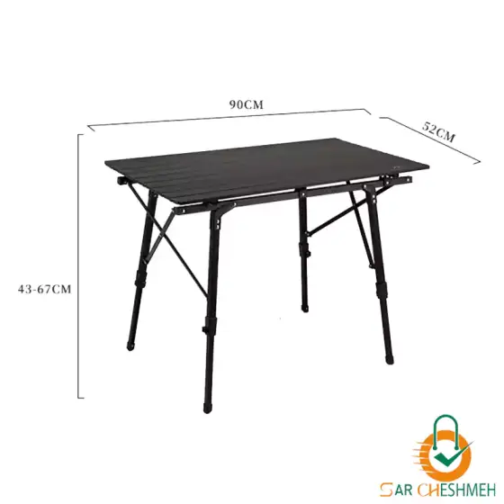 میز رول‌شونده با قابلیت تنظیم ارتفاع ماونتین هایکر مدل SZK355