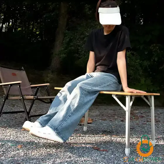 میز بامبو تاشو چهار تکه ماونتین هایکر مدل SZK1433