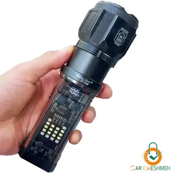 چراغ قوه شارژی خورشیدی اسمال سان مدل ZY-X46