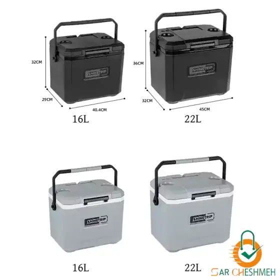 کول باکس 16 و 22 لیتری شاین تریپ مدل A608