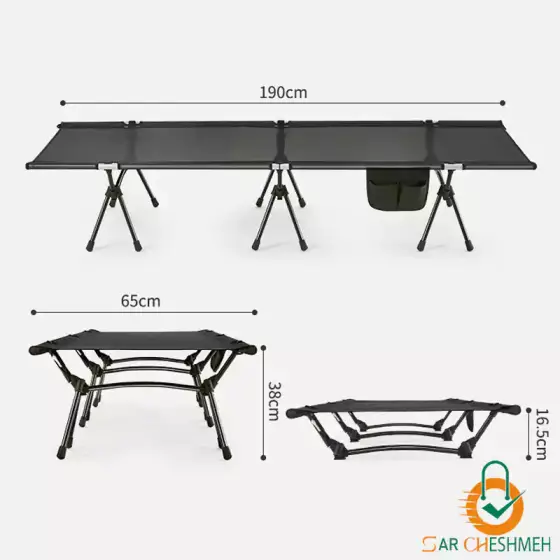 تخت تاشو مشبک کمپینگ نیچرهایک مدل NH22JU028