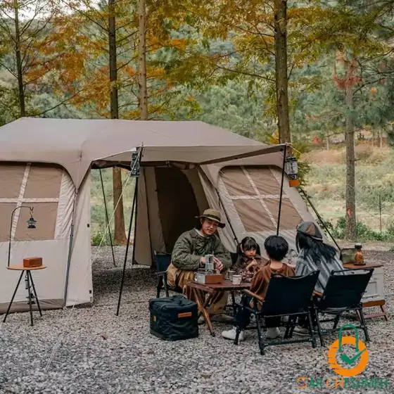 چادر اتوماتیک VILLAGE 17 نیچرهایک 4-8 نفره مدل CNH22ZP021 دارای دو اتاق