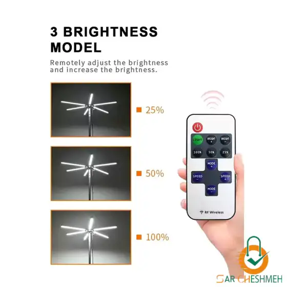 چراغ کمپینگ لنسری کانپکس مدل FR-26 COB RF