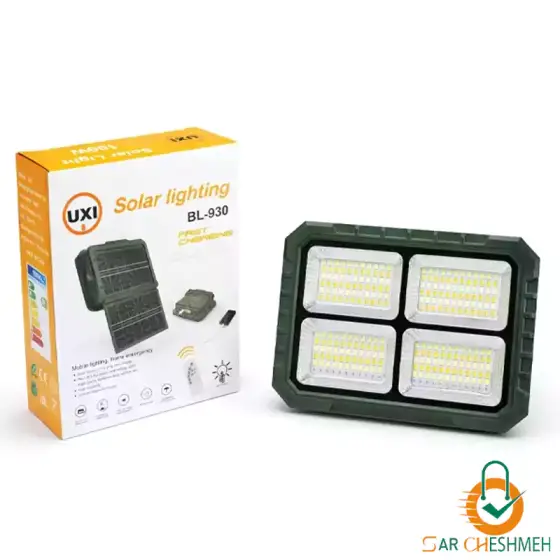 پروژکتور شارژی خورشیدی 100 وات زینگارو مدل BL-930