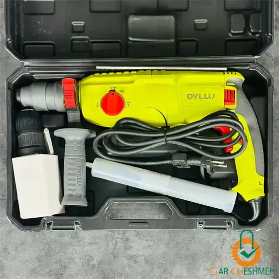 دریل بتن کن 800 وات با سه نظام دایلو مدل DTRH1D26-2