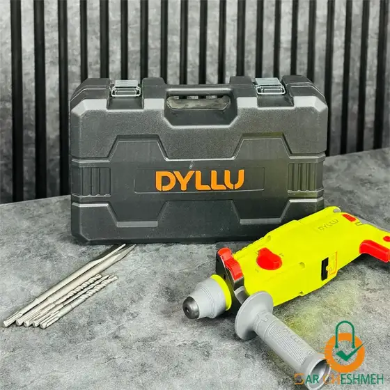 دریل بتن کن 800 وات با سه نظام دایلو مدل DTRH1D26
