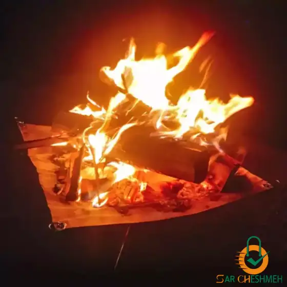 پایه آتش کمپینگ کینگ کمپ مدل KA2207